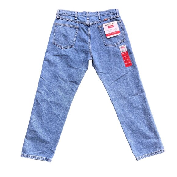 NWT Rustler by Wrangler 36x29 Regular Fit Straight Leg Blue Denim Jean 1087619SW - Picture 2 of 16